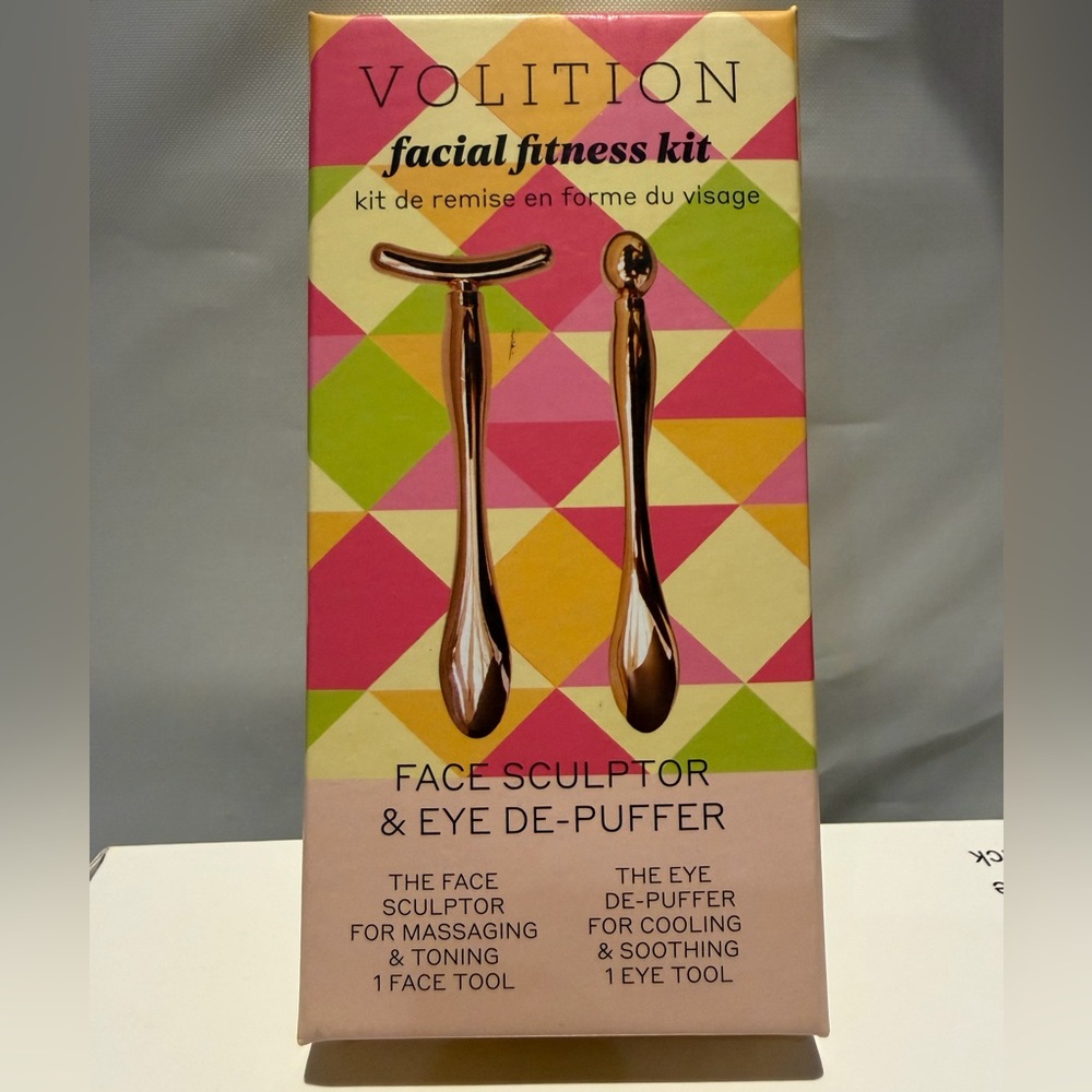 Volition Facial Fitness Kit with Face Sculptor & Eye De-Puffer